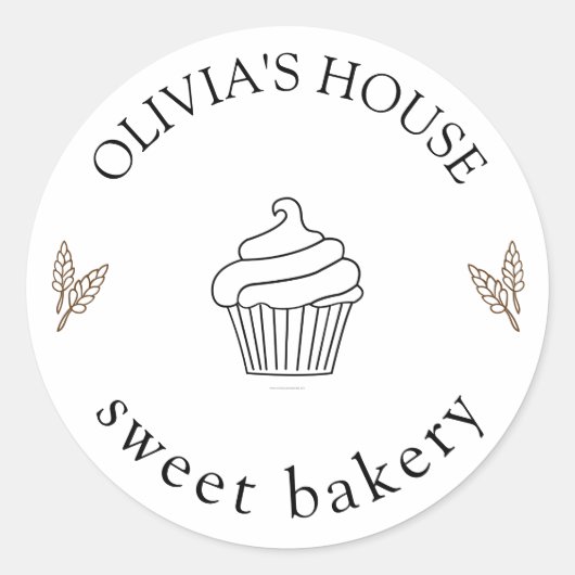 大型パーソナライズされた手作りロカスタムゴ ラウンドシール (正面)