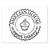 大型パーソナライズされた手作りロカスタムゴ ラバースタンプ (インプリント)