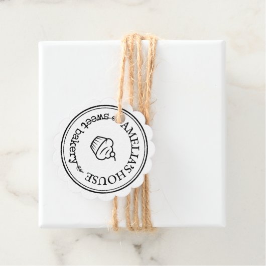 大型パーソナライズされた自家製ロゴカスタムラベル フェイバータグ (インサイチュ)