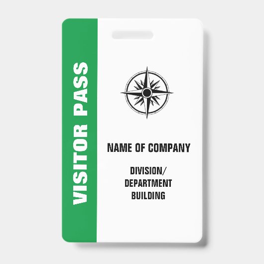 大型ビジターバッジ バッジ (表面)