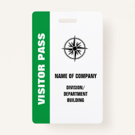 大型ビジターバッジ バッジ