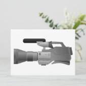 大型ビデオカメラ招待状 招待状 (スタンド正面)