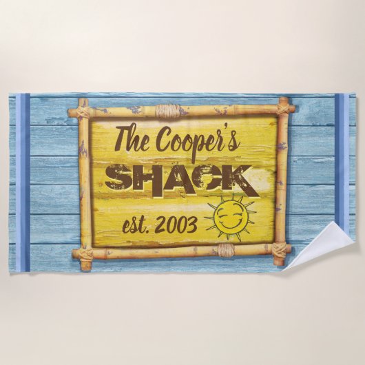 大型ビーチタオル流木ビーチ ビーチタオル (正面)