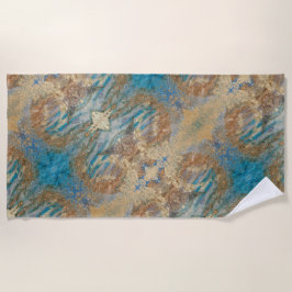 大型ビーチタオル – 無時間州 ビーチタオル