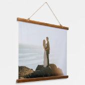 大型フォトウォールタペストリー 吊り下げ型タペストリー (傾斜あり)