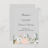 大型フローラ披露宴カード エンクロージャーカード (正面/裏面)