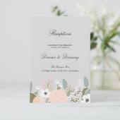 大型フローラ披露宴カード エンクロージャーカード (スタンド正面)