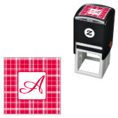 大型プレイド自己インキングイニシャルスタンプ セルフインキングスタンプ (インサイチュ)