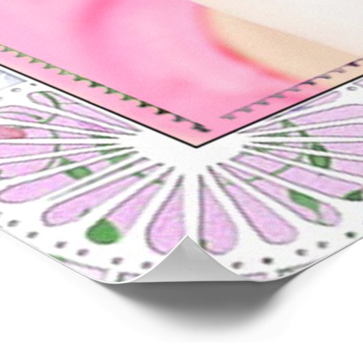 大型ベビー写真ポスター ポスター (角)