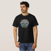 大型モザイクマスク Tシャツ (正面フル)