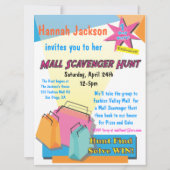 大型モールスカベンジャー狩り誕生日雑誌カバー 招待状 (裏面)