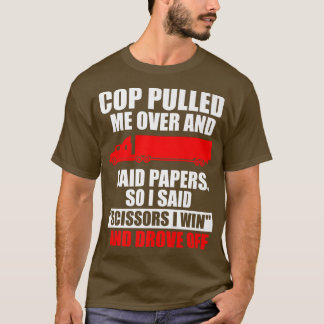 大型リグセミトレーラートラックおもしろいトラックDr Tシャツ