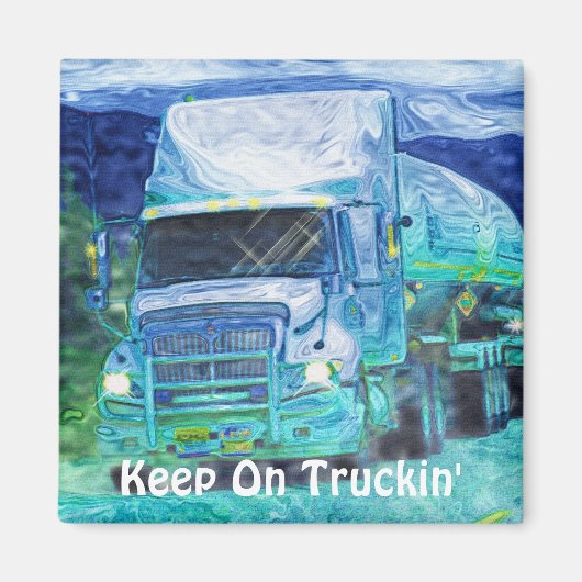 大型リグトラックドライバーのトラック磁石 マグネット (正面)