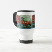 大型リグレッド貨物トラック子供へとトラック トラベルマグ (正面左)