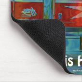 大型リグレッド貨物トラック子供へとトラック マウスパッド (コーナー)