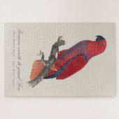 大型ルリ / エクレクタスインコ 初種 ジグソーパズル (横)