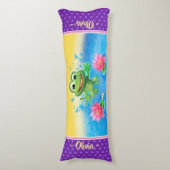 大型体クッションレーピンカスタムグカエル ボディピロー (正面縦)