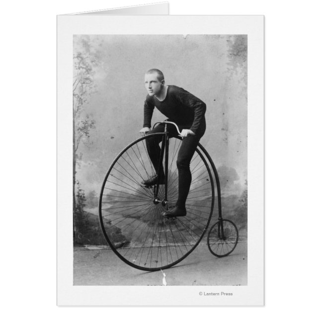 大型前輪付き自転車 (正面)