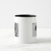 大型前輪写真付き自転車 マグカップ (中央)