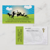 大型動物用名刺バー 名刺 (正面/裏面)