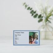 大型回転車輪 名刺 (スタンド正面)
