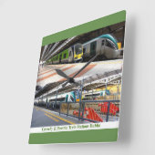 大型壁時計用の駅イメージ スクエア壁時計 (傾斜)