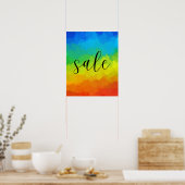 大型売り看板カラフル小売店販売 ポスター (キッチン)