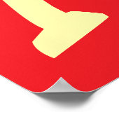 大型売り看板、15%オフ販売ポスター ポスター (角)