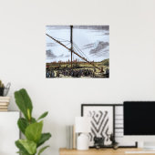 大型天体望遠鏡 ポスター (ホームオフィス)