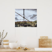 大型天体望遠鏡 ポスター (キッチン)