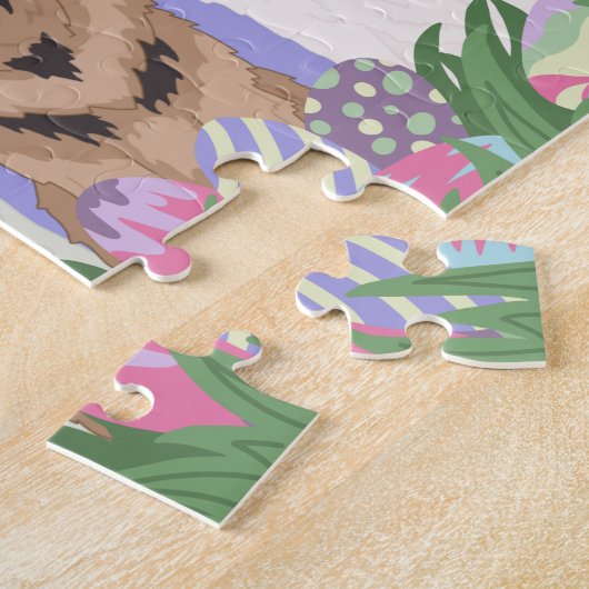 大型山犬イースター ジグソーパズル (側面)