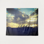 大型帆船 タペストリー (正面(横))