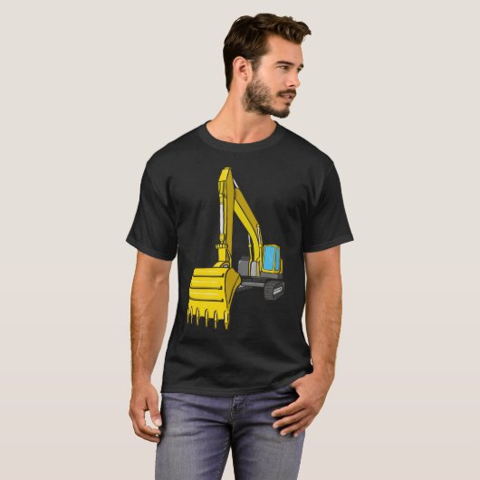 大型掘削機 Tシャツ (正面フル)