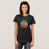 大型斑点シベット動物絶滅メンズウィメンズキ Tシャツ (正面フル)