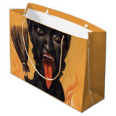 大型気味悪いクランプス抱き枕 ラージペーパーバッグ (裏面アングル)