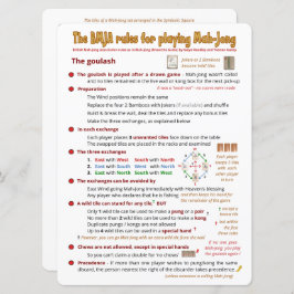 大型活字BMJAルールカード - ゴウラッシュ 招待状