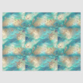 大型海スケープ星魚類のデコパージュ 薄葉紙 (正面)