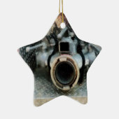 大型消火ホースノズル セラミックオーナメント (右)