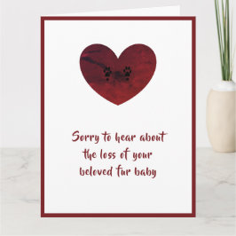 大型犬用同情カードby dalDesignNZ カード