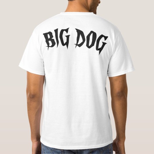 大型犬用Tシャツ Tシャツ (裏面)