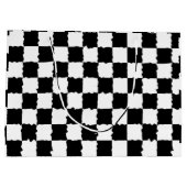 大型白黒ギフトバッグ ラージペーパーバッグ (裏面)