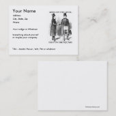 大型石大工の会うこと 名刺 (正面/裏面)