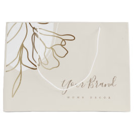 大型紙バッグエレガントデザイン ラージペーパーバッグ