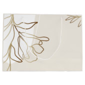 大型紙バッグエレガントデザイン ラージペーパーバッグ (裏面)