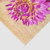 大型花ティッシュペーパーデコップアートパープル 薄葉紙 (詳細)