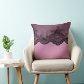 大型装飾枕バラレース クッション (椅子)