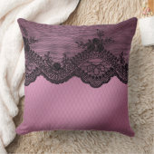 大型装飾枕バラレース クッション (ブランケット)