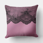 大型装飾枕バラレース クッション (裏面)