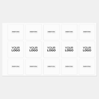 大型角型接着剤/防水ラベル ラベル