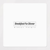 大型角型接着剤/防水ラベル ラベル (デザイン1)